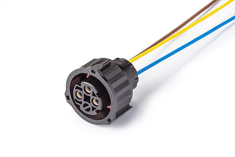 AX5214 Разъем байонет (розетка) 1-967325-1 (3pin) 3 контакта датчика давления воздуха и масла для Камаз, МАЗ, GAZ, UAZ, модулятора ABS для Камаз, МАЗ, Daf, Foton, Hyundai, Iveco, JAC Kia, Mercedes, Renault, Scania, Volvo.