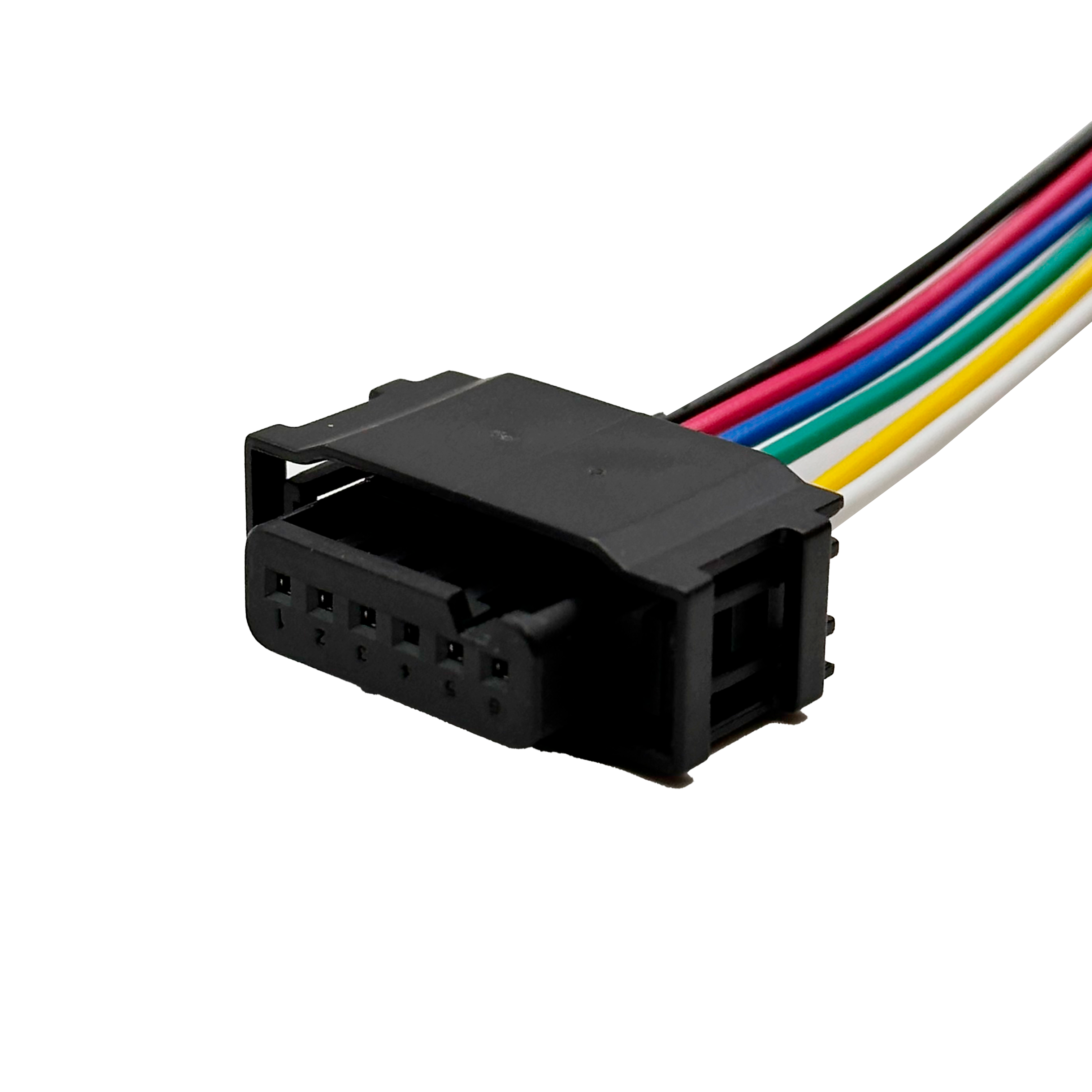 AX6626 Разъем 872665001 (6pin) 6 контактов к парктронику для BMW, Mercedes; датчику заднего хода, датчику контроля слепых зон для Mercedes.