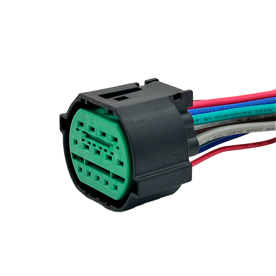 AX64013 Разъем GL30114021 (14pin) 13 контактов к жгуту моторного остека (Фара RH-LH) для Haval; подключению фар головного света для Hyundai, Kia.