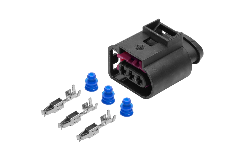 AX6543S Разъем 4D0971993 (3pin) 3 контакта топливной форсунки, датчика давления топлива, КПП для Audi, Seat, Skoda, Volkswagen. 