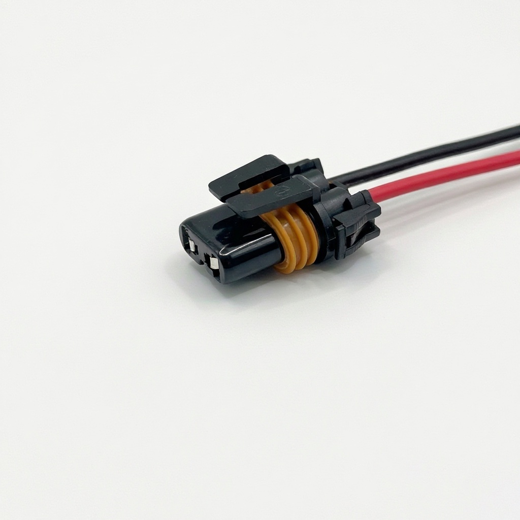 AX6822 Разъем 12059181 (2pin) 2 контакта цоколя ламп 9006, HB4 для Chevrolet, Opel.