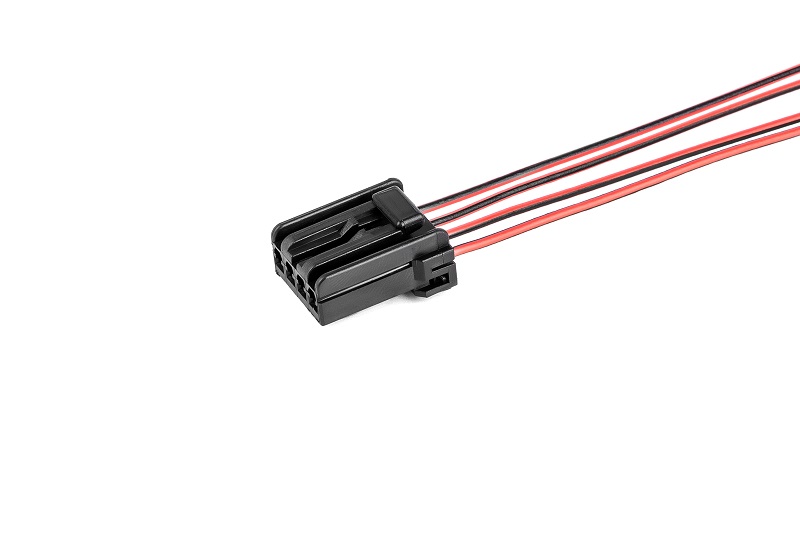 AX912 Разъем 1749222 (4pin) 4 контакта к правому подрулевому переключателю, моторедуктору электроблокировки замка двери водителя для Lada (ВАЗ); к кнопке подогрева сидений для Chevrolet.