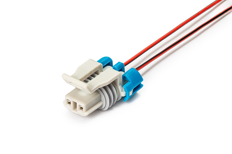 AX313 Разъем 12052644 (2pin) 2 контакта датчика коленчатого вала, компрессора кондиционера, бокового указателя поворота, подсветки номера для Lada (ВАЗ).