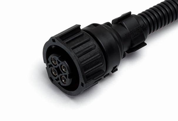 AX522 Разъем байонет (розетка) 1-967325-1 (4pin) 4 контакта с прямым адаптером, датчика спидометра, датчика уровня пола для ЗИЛ, Камаз, Краз, МАЗ, ПАЗ, Урал.