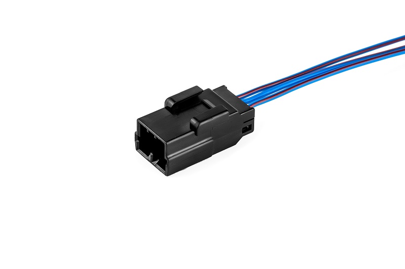 AX919 Разъем 1749282 (3pin) 3 контакта моторедуктора электроблокировки замка двери пассажира (без микропереключателя), дополнительного сигнала торможения, плафона салона для Lada (ВАЗ).