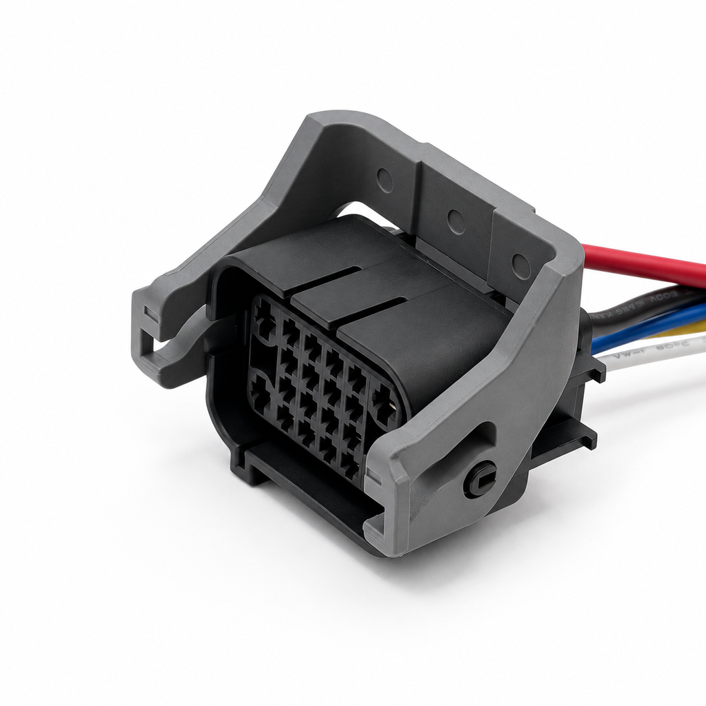 AX6496 Разъем 19367772 (20pin) 6 контактов к жгуту переднего бампера и фар для Geely.
