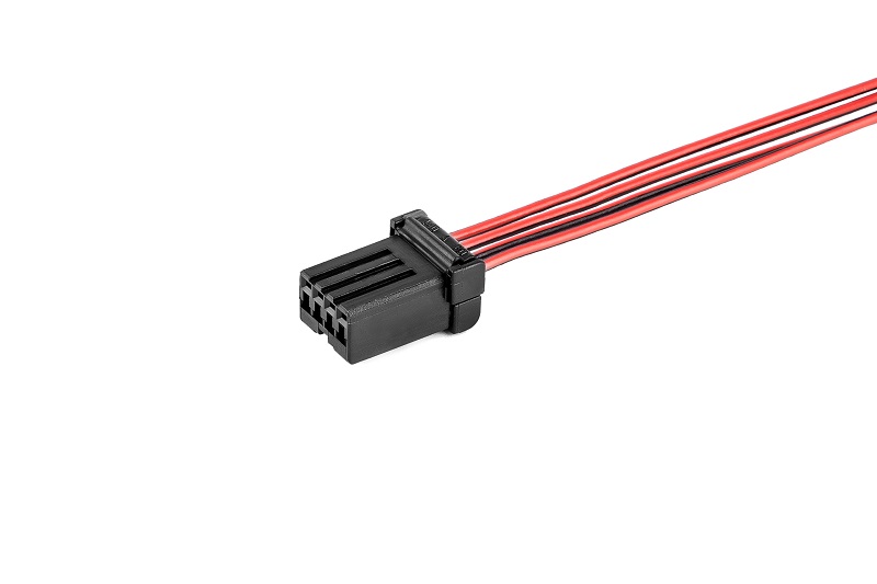 AX916 Разъем 1749662 (4pin) 4 контакта к кнопке управления стеклоподъемниками, датчику температуры салона для Lada (ВАЗ).