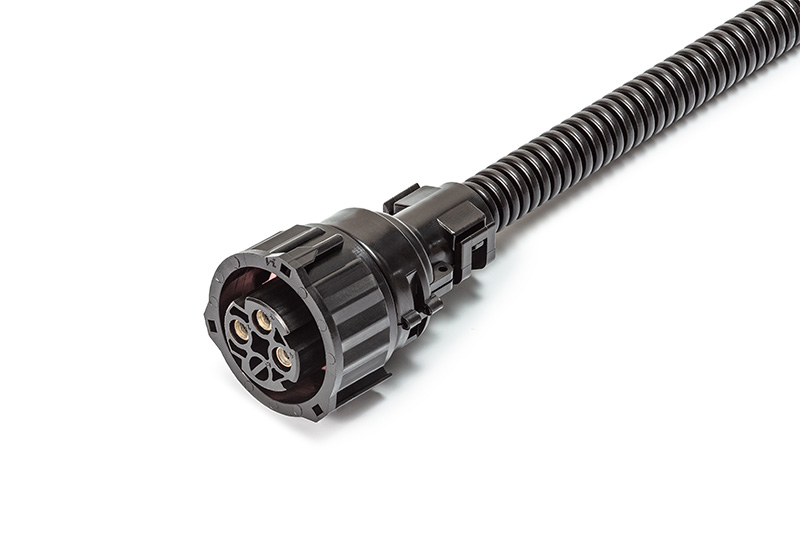 AX5211 Разъем байонет (розетка) 1-967325-1 (4pin) 3 контакта с прямым адаптером, датчика давления воздуха и масла для Камаз, МАЗ, GAZ, UAZ, модулятора ABS для Камаз, МАЗ, Daf, Foton, Hyundai, Iveco, JAC Kia, Mercedes, Renault, Scania, Volvo.