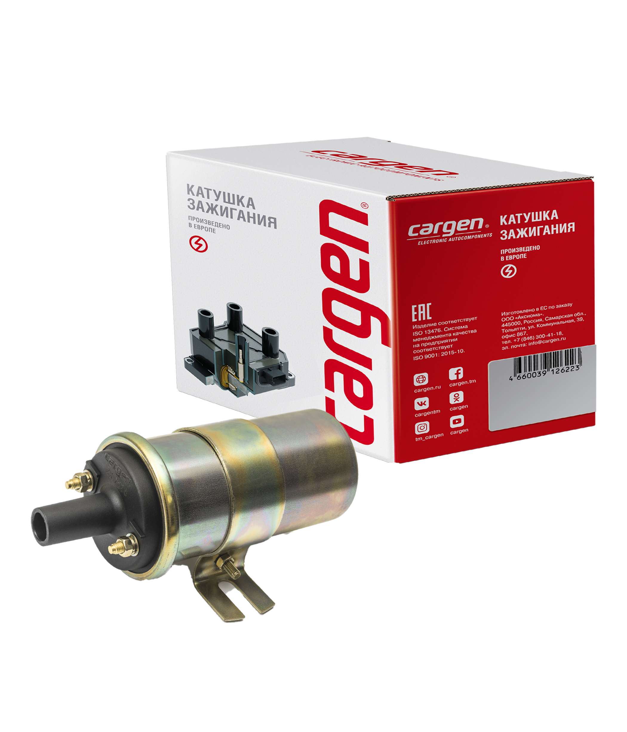 ZX7205 Катушка зажигания для GAZ. OEM: Б11602