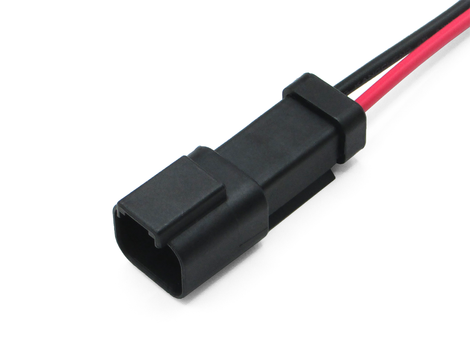 AX8162 Разъем Deutsch DT04-2P-E005 (2pin) 2 контакта под сечение провода 0.5-0.8 кв.мм для ГАЗ, КАМАЗ, МАЗ, УРАЛ, DAF, IVECO, MAN, Mercedes, Renault, Scania, Tatra.