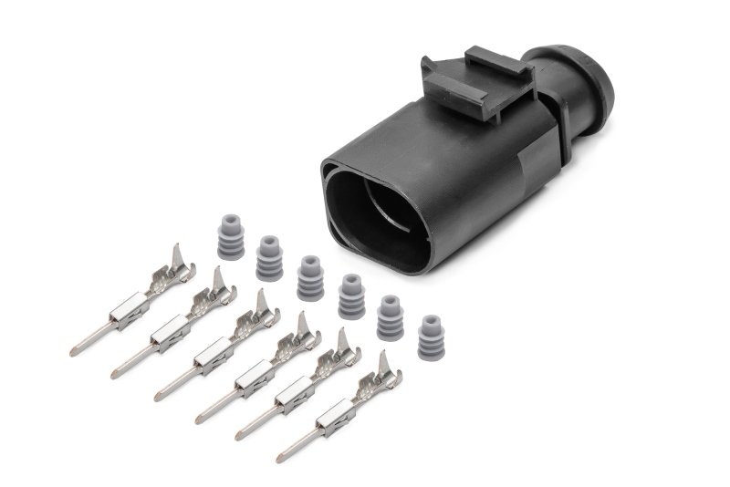 AX6656S Разъем 3B0973813 (6pin) 6 контактов датчика парковки для Audi, Seat, Skoda, Volkswagen. 