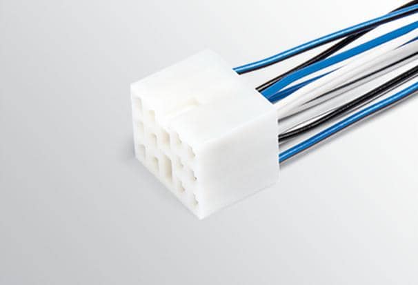 AX3781 Разъем 21083724564 (12pin) 12 контактов к унифицированным кнопочным выключателям для Lada (ВАЗ).