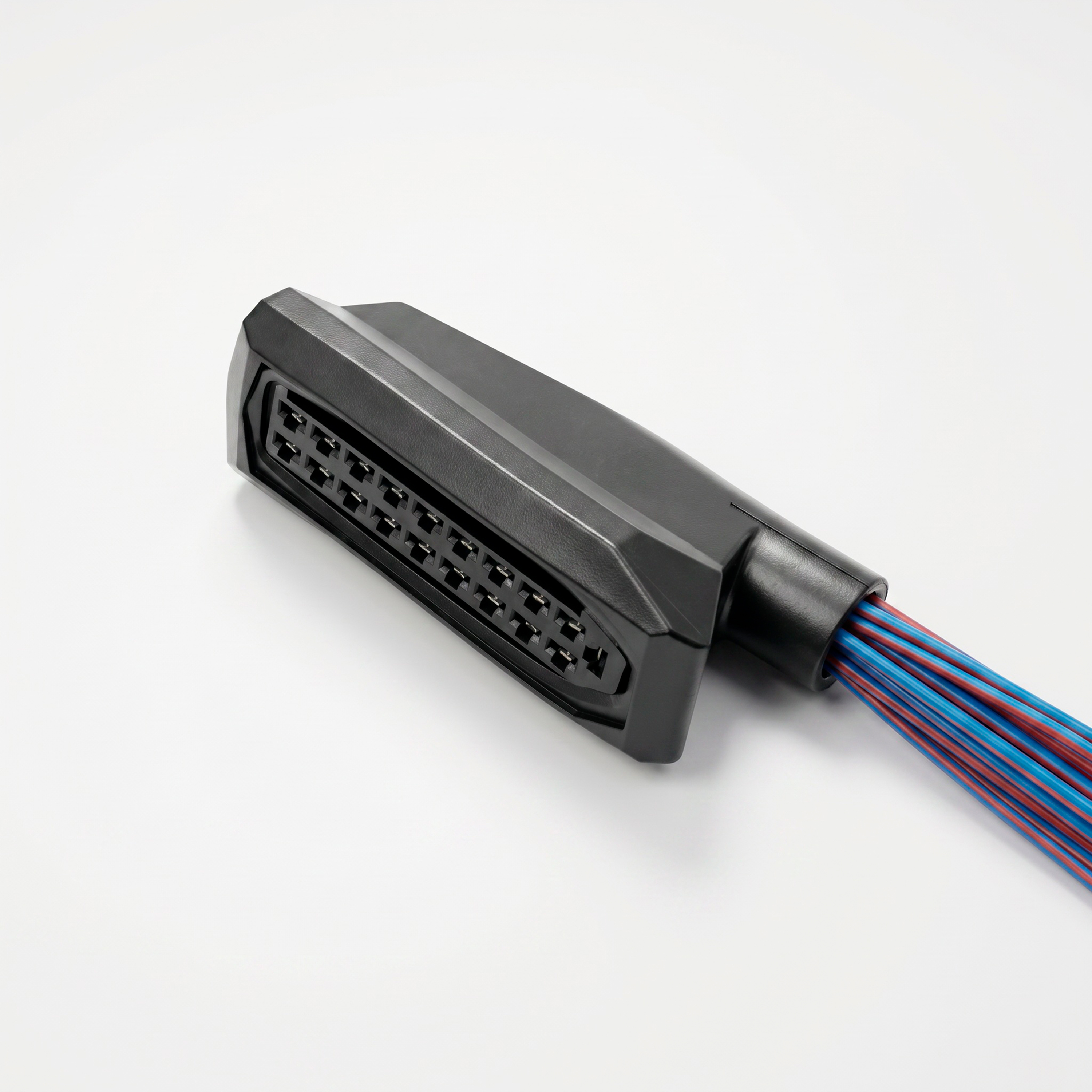 AX9431 Разъем 21083724371 (19pin) 19 контактов с пыльником 2114-3724179, к монтажному блоку коробки воздухопритока, блоку предохранителей для Lada (ВАЗ).