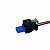 AX8492 Разъем 317186431 (2pin) 2 контакта к датчику удара для Haval; к подушке безопасности для Geely; к минусовой клемме АКБ (умной клеммы) MCON, к датчику IВS для Audi, Skoda, Volkswagen; к регулятору фаз газораспределения для Ford; к ДХО, регулятору фаз газораспределения для Mercedes.