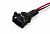 AX8133 Разъем 443906233 (3pin) 3 контакта к датчику детонации сгорания для Audi, Seat, Skoda, Volkswagen; к датчику положения распредвала для Alfa Romeo, BMW; к резистору вентилятора радиатора охлаждения двигателя для Citroen, Dodge, Peugeot. 