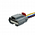AX6486 Разъем 314049210 (6pin) 6 контактов к блоку безопасности для Geely; задним светодиодным фонарям, парктронику, датчику массового расхода воздуха (ДМРВ).