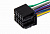 AX327 Разъем 15369085 (13pin) 13 контактов Евро ISO к автомагнитоле / радиоаппаратуре