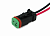 AX8122 Разъем Deutsch DT06-2S-E004 (2pin) 2 контакта для ГАЗ, КАМАЗ, МАЗ, УРАЛ, DAF, IVECO, MAN, Mercedes, Renault, Scania, Tatra.