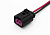 AX6622 Разъем 1J0973772 (2pin) 2 контакта аккумуляторной батареи "+" для Audi, Seat, Skoda, Volkswagen; генератора для Audi, Skoda, Volkswagen.