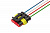 AX308 Разъем 2820881 (4pin) 4 контакта бензонасоса, датчика уровня топлива для GAZ; датчика уровня топлива для Lada (ВАЗ); катушки зажигания для Dacia, Lada (ВАЗ), Renault; топливного насоса для Geely.