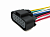 AX64512 Разъем 15326910 (12pin) 12 контактов жгута форсунок для Lada (ВАЗ).