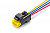 AX977 Разъем 211PC042S4021 (4pin) 4 контакта бензонасоса, заднего фонаря для Lada (ВАЗ), Renault.