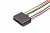 AX32811 Разъем 2105372434186 (6pin) 6 контактов к заднему фонарю (с разноцветными проводами и массой) для Lada (ВАЗ).