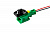 AX487 Разъем 988221025 (2pin) 2 контакта подушки обогревателя сидения (к спинке) для Lada (ВАЗ), Nissan, Renault; косы двери для Citroen, Peugeot. 