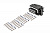 AX64028S Разъем 1J0906379B (28pin) 28 контактов моторной косы к ЭБУ для Audi, Seat, Skoda, Volkswagen. 