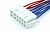 AX473 Разъем 11183724500 (12pin) 12 контактов к модулю (блоку) управления светотехникой для Lada (ВАЗ); к центральному переключателю света для GAZ.