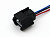 AX6673 Разъем 7283885230 (3pin) 3 контакта к электрокорректору фар для Lada (ВАЗ), Renault; к блок-фаре для Geely.