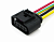 AX6644 Разъем 4B0973724 (4pin) 4 контакта катушки зажигания для Audi, Seat, Skoda, Volkswagen.