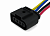 AX6564 Разъем 1J0973724 (4pin) 4 контакта катушки зажигания для Audi, Dodge, Seat, Skoda, Volkswagen.