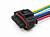 AX6436 Разъем 1928403740 (6pin) 6 контактов электронной педали газа E-GAS, катушки зажигания для Alfa Romeo, Fiat, Lada (ВАЗ), Opel, Saab, Suzuki.