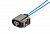 AX961 Разъем 6E0973702 (2pin) 2 контакта датчика ABS для Audi, Seat, Skoda, Volkswagen.