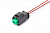AX955 Разъем 18011755 (2pin) 2 контакта к кнопке открытия багажника для Lada (ВАЗ); к датчику контроля давления масла, уровня воздуха в двигателе, температуры, скорости для Peugeot, Renault, Citroen; к топливному насосу высокого давления (ТНВД) для Ford, C