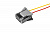 AX491 Разъем 981721003 (2pin) 2 контакта к кнопке включения обогревателя сидений для Lada (ВАЗ), Renault. 