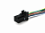 AX6428 Разъем 13796591 (8pin) 8 контактов к кнопке электропривода положения боковых зеркал для Lada (ВАЗ); к кнопке включения/блокировки стеклоподъемников для Lada (ВАЗ), Renault.